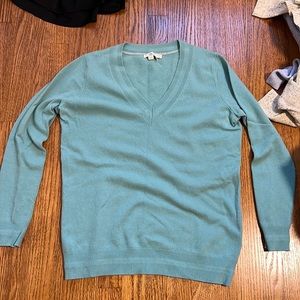 Lovely Blue Boden Cashmere Sweater Size Small